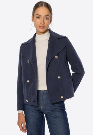 ZWEIREIHIGE MIT ABNEHMBAREM KUNSTFELL  - Veste d'hiver - dark blue