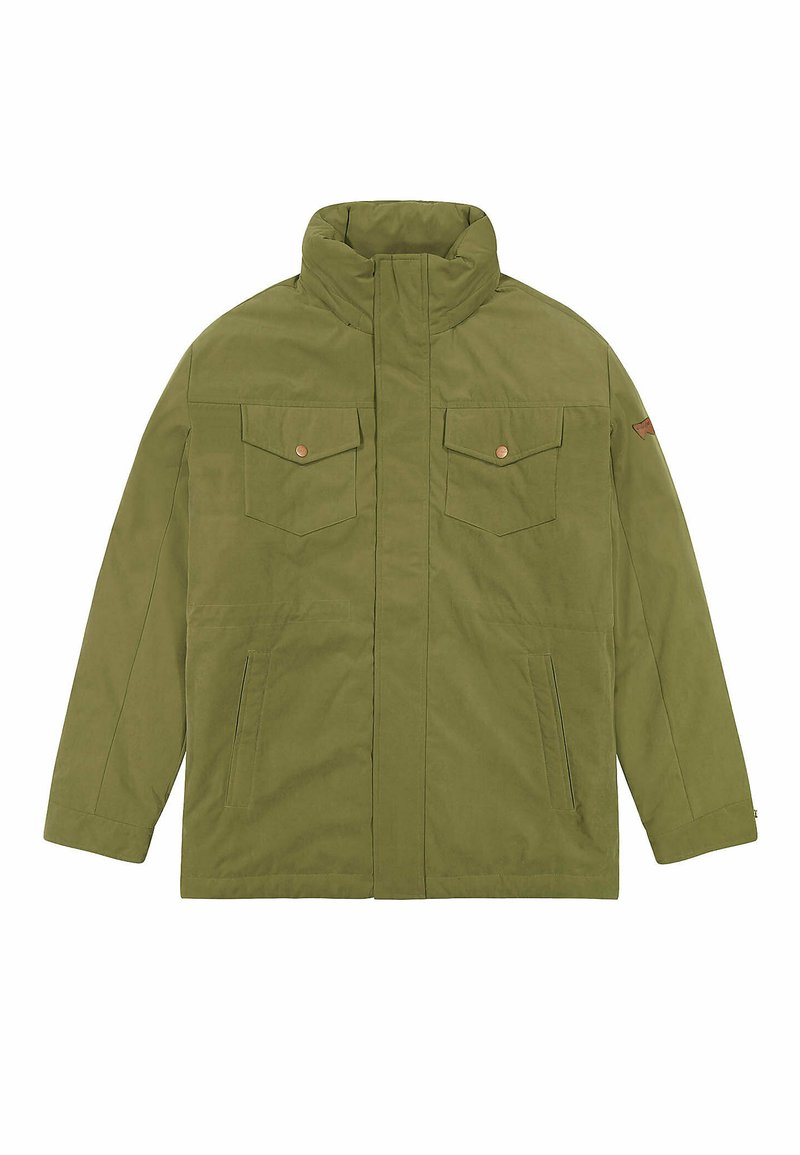 Wrangler Winterjas groen gemêleerd