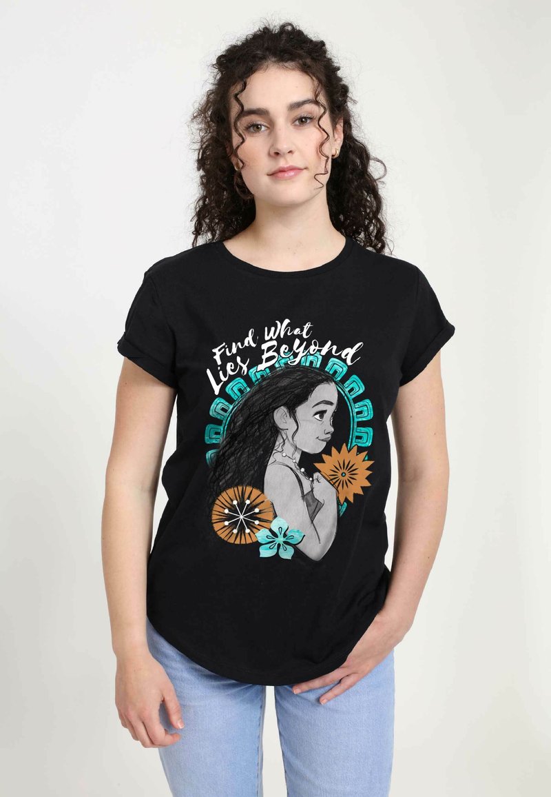 Disney MOANA LIES BEYOND - Camiseta estampada - black