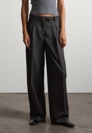 Stefanel, WIDE-LEG TROUSERS. - Pantalones - dark grey