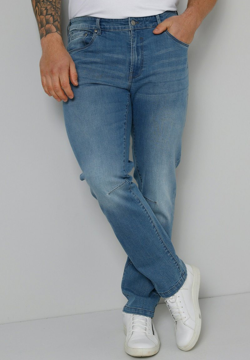 Jeans Vintage John F Gee Straight - Taille W31, Délavé Bleu, Style Y2K Années 2000