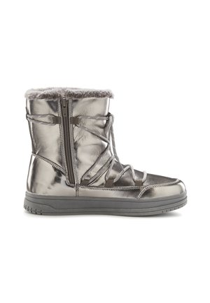 Winter boots - grau silberfarben