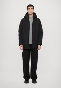 QUARTZ CO JULES - Dūnu mētelis - black