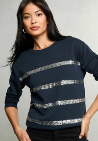 Lipsy REGULAR FIT - ROUND NECK - Felpa - navy