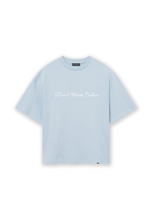 Don't Waste Culture VIRENA UNISEX - Print T-shirt - light blue