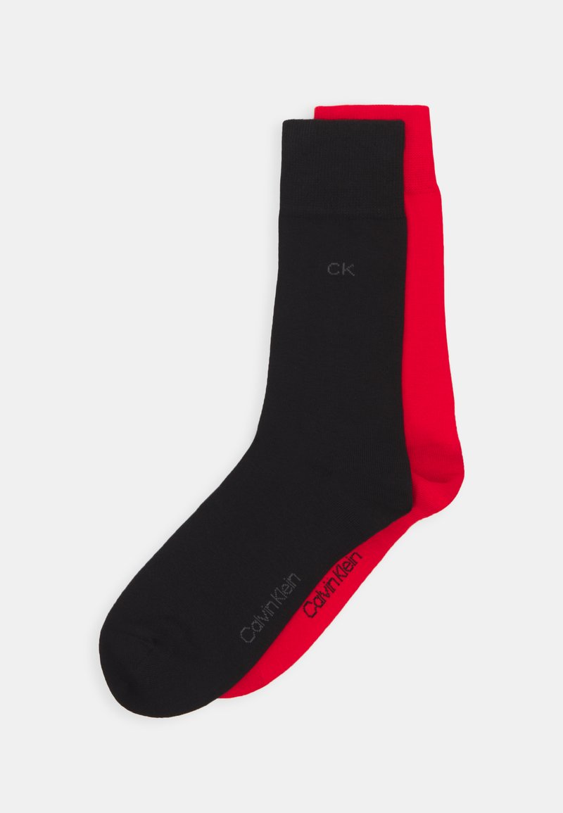 Calvin Klein Underwear MEN SOCK UNISEX 2 PACK  - Meias - red