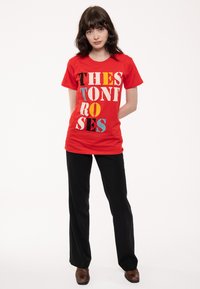 Paradiso Clothing THE STONE ROSES STACKED BAND LOGO - Print T-shirt - red