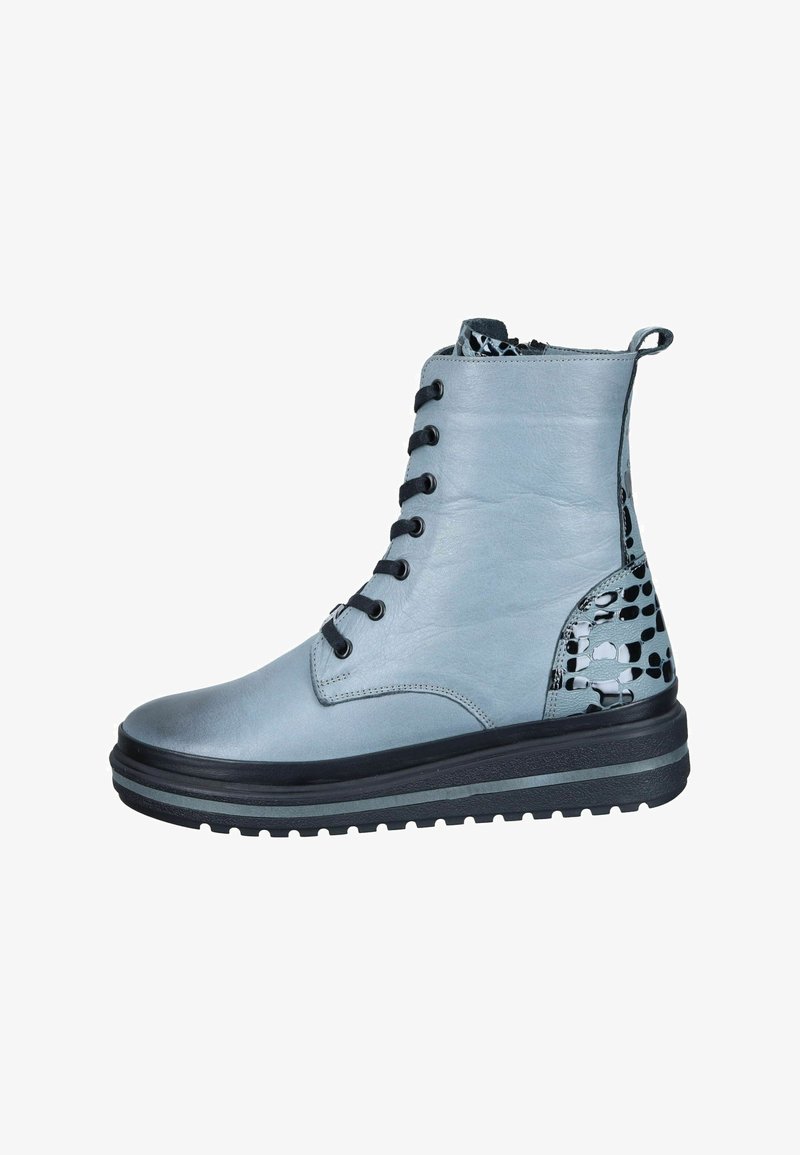 Manitu Wedge Ankle Boots - grau