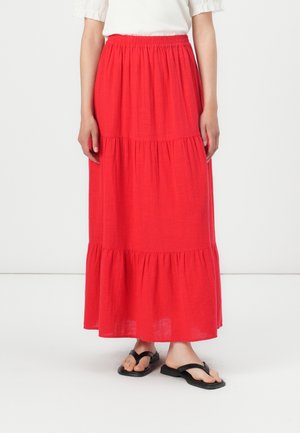 Pieces PCTOHIME ANKLE SKIRT  - Maxi skirt - goji berry