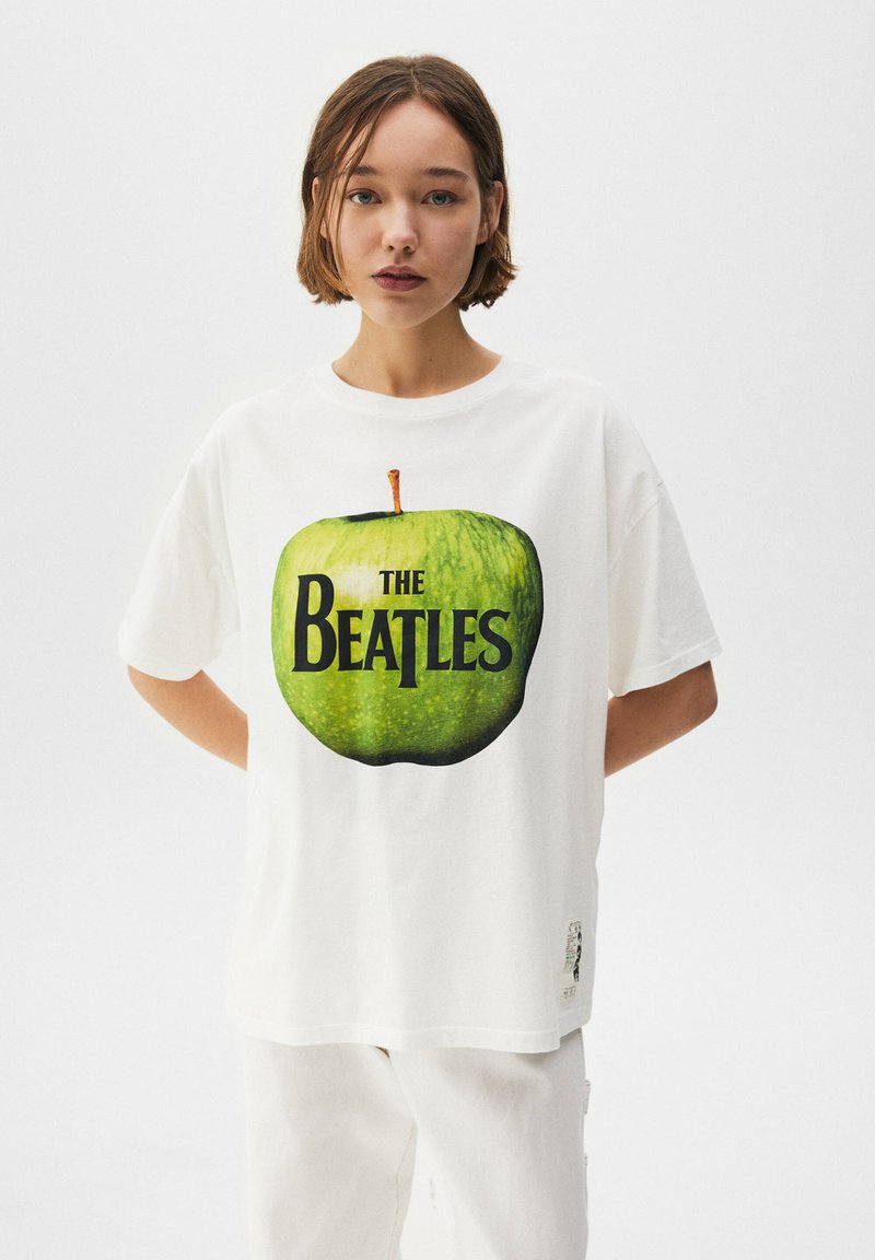 Damen T-Shirts | PULL&BEAR THE BEATLES APPLE T-Shirt print white/weiß - BY60526 Damen T-Shirts | PULL&BEAR THE BEATLES APPLE T-Shirt print white/weiß - BY60526