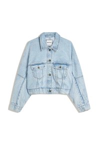 CROPPED - Giacca di jeans - light blue denim