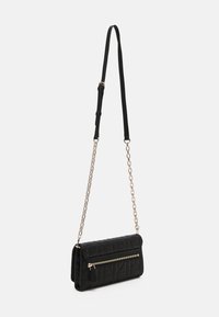 Guess ASSIA CROSSBODY FLAP ORGANIZER - Skuldertasker - black