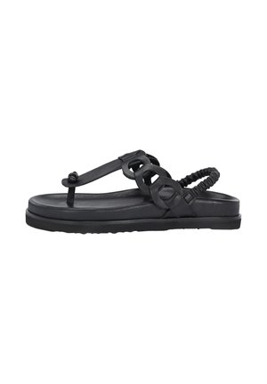 ODINE - T-bar sandals - schwarz
