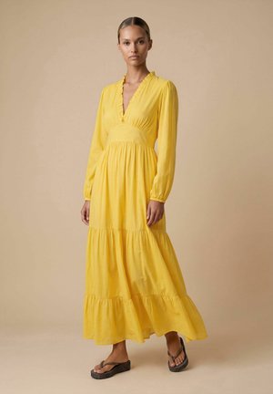 AMERICANDREAMS, UMI LONG SOLID - Robe longue - yellow