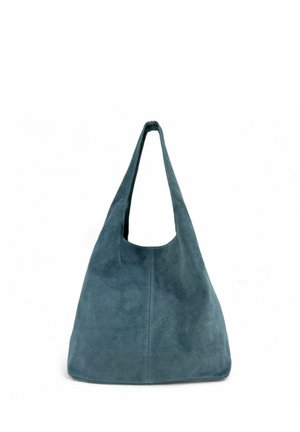 ITALIEN  - Cabas - bleu denim