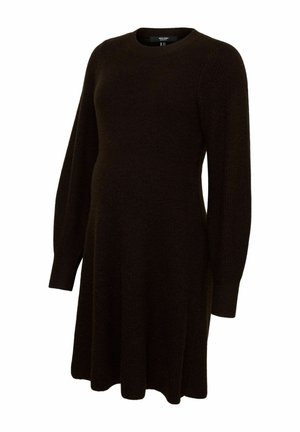 Vero Moda Maternity, KNITTED DRESS VMMANGALINA MATERNITY DRESS - Robe pull - chocolate torte