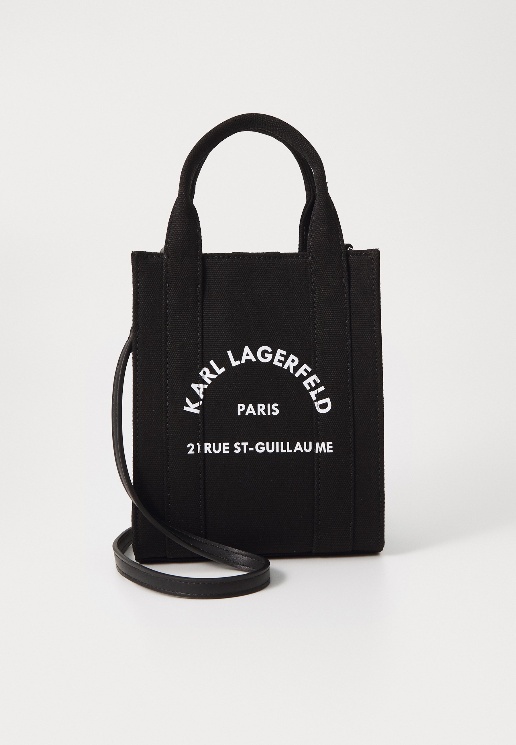 KARL LAGERFELD SQUARE SMALL TOTE Bolso de mano black/negro