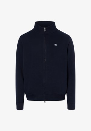 Nils Sundström, NILS SUNDSTRÖM SWEATJACKE - Sweater met rits - marine