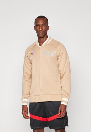 NBA CITY EDITION CHICAGO BULLS FULL ZIP - Club wear - hemp/sail