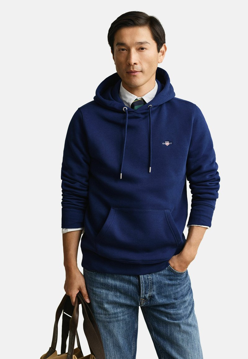 GANT Mikina s kapucí - rich navy