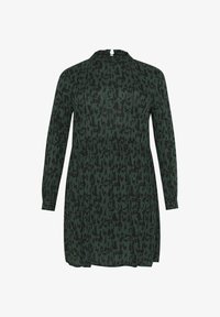 Selected, green black graphic print