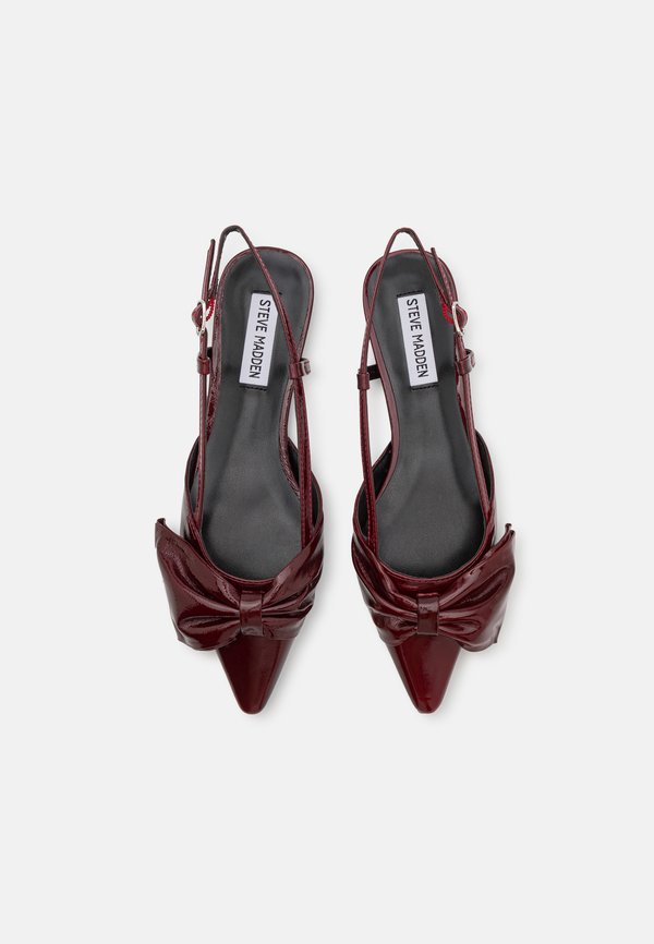 DAZZLED - Slingback ballet pumps - wine4