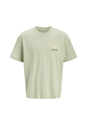 Jack & Jones, BACKPRINT JORSURF - T-shirt print - desert sage