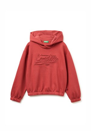 Felpa con cappuccio - red