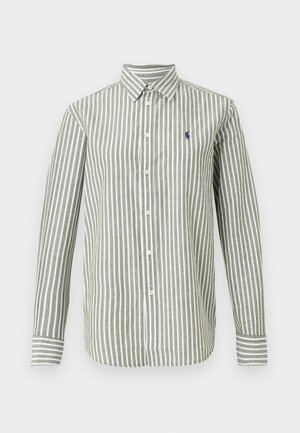 WOVEN SPORT SHIRT - Blusa - supply olive/white