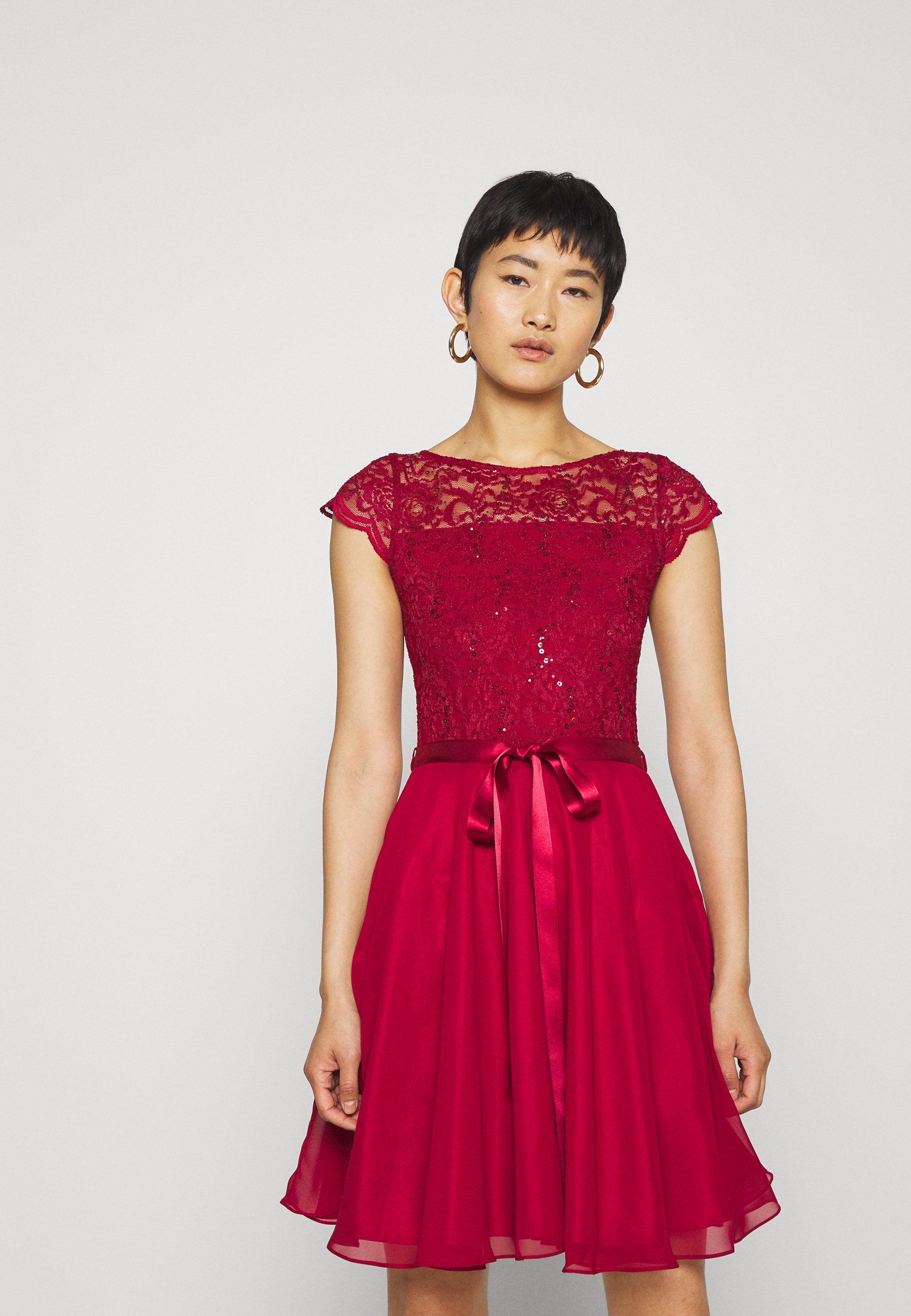 Swing Cocktailkleid Festliches Kleid Rio Rot Rot Zalando At