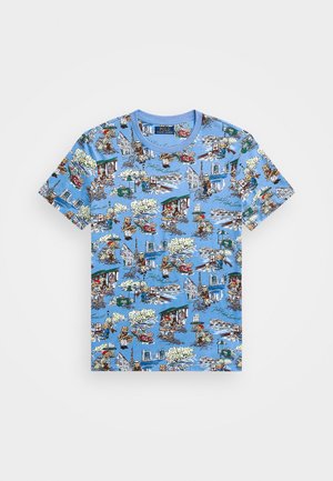 Polo Ralph Lauren SHORT SLEEVE - Camiseta estampada - blue