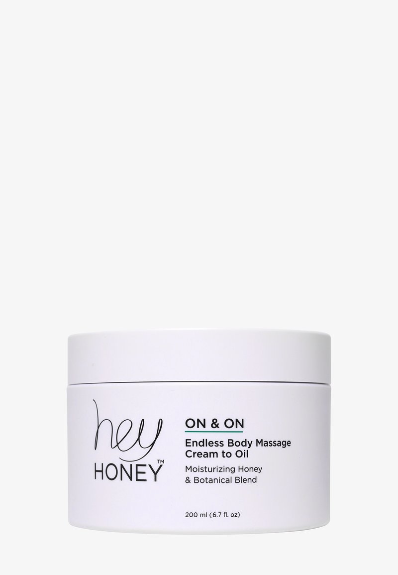 Hey Honey Skincare - ON AND ON CREAM TO OIL BODY MASSAGE - Huiles et scintillants pour le corps, Agrandir