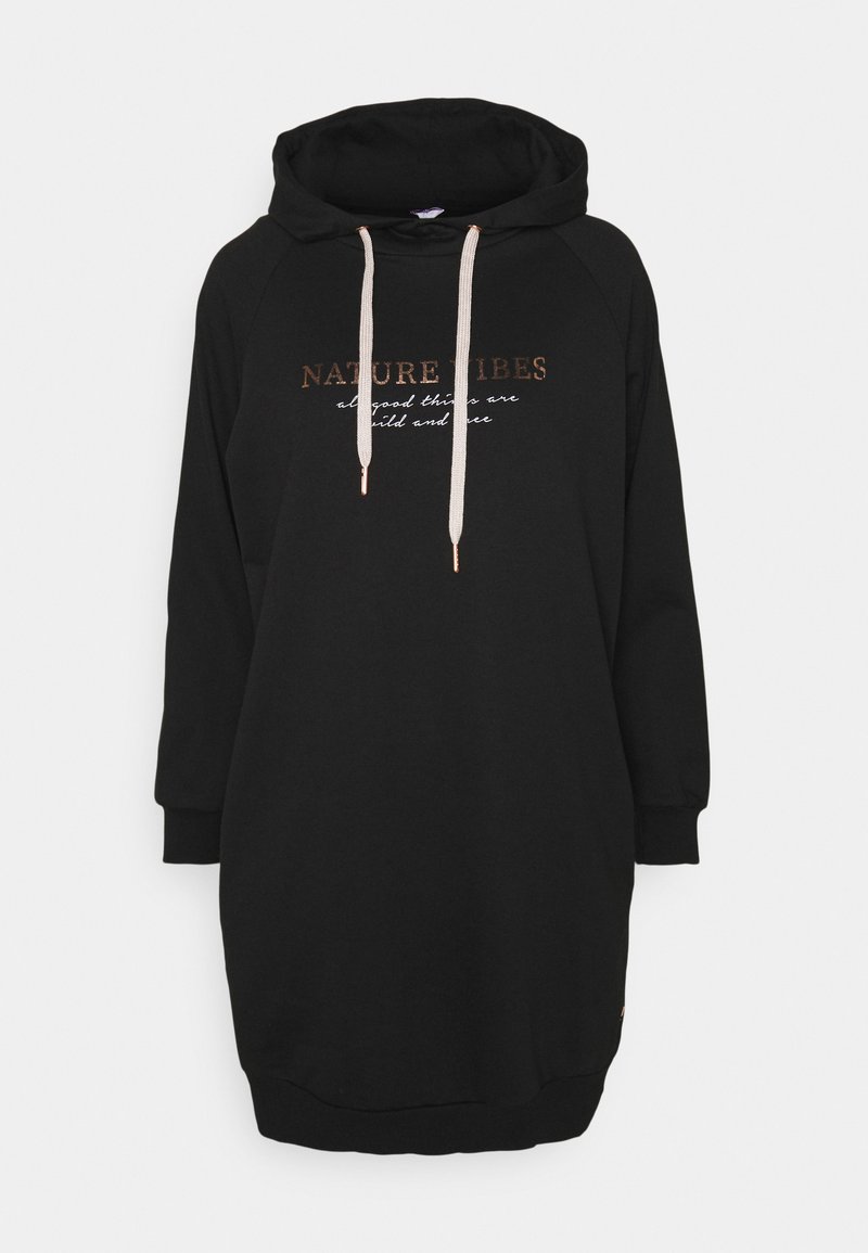 Lascana Nachtjapon zwart Lascana Nachtjapon zwart