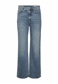 Wide leg - medium blue denim