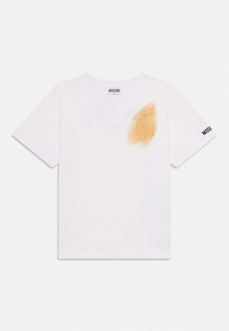 MOSCHINO UNISEX - Trükipildiga T-särk - bianco ottico