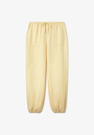 Brownie, PANTALÓN BOMBACHO LINO - Pantalon classique - amarillo