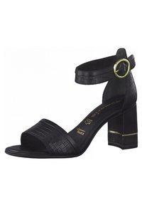 Tamaris Sandaalit nilkkaremmillä - black