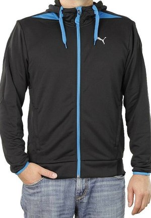 Sudadera con cremallera - black