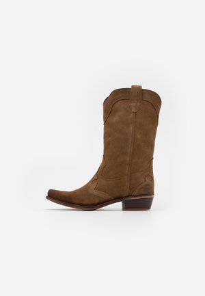 Bottes de cowboy / motard - taupe