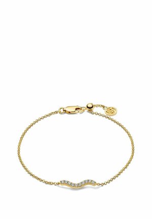 ELLERA WAVES - Armbånd - gold coloured white