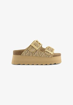 Colors of California, SANDALO DONNA - Ciabattine con tacco - beige