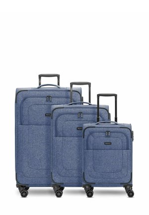 ESSENTIALS SET 3-TEILIG MIT DEHNFALTE - Juego de maletas - blue
