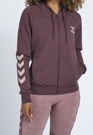 Sweat zippé - brown