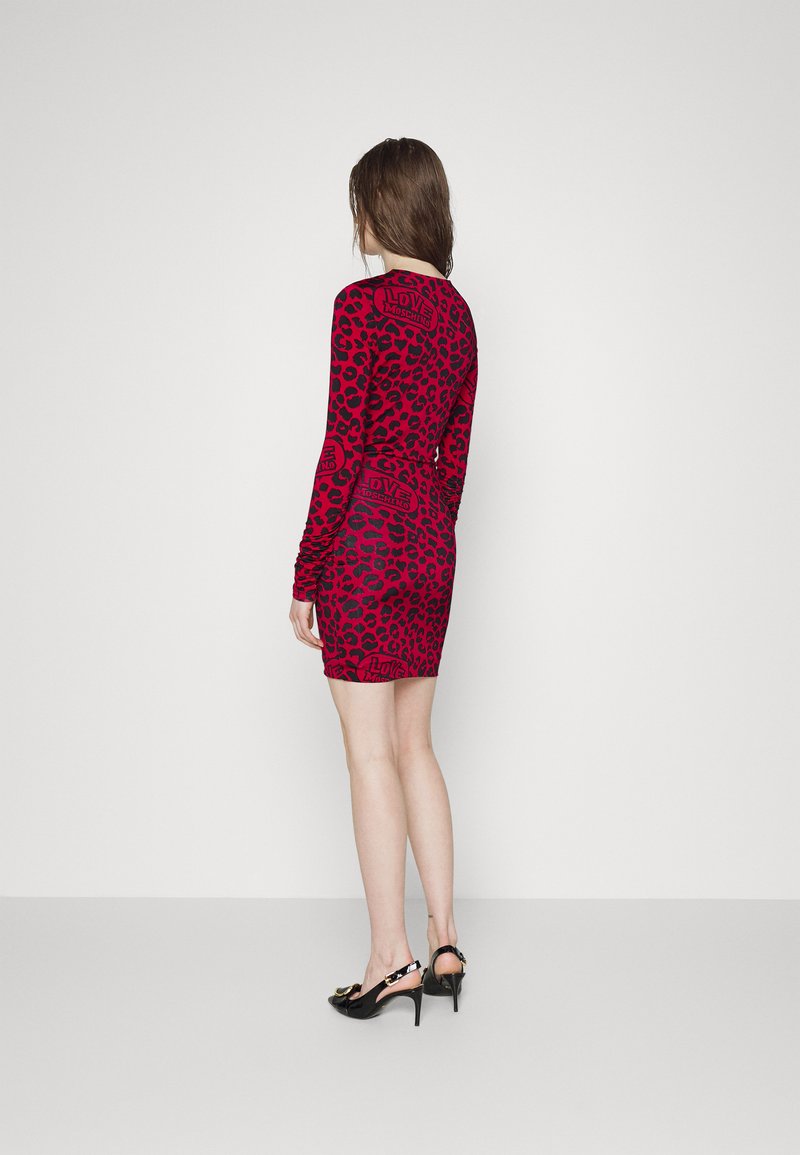 Damen Freizeitkleider | Love Moschino Jerseykleid rosso/rot - UH16409 Damen Freizeitkleider | Love Moschino Jerseykleid rosso/rot - UH16409