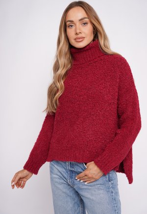 SWETER UNI  - Fleece jumper - marsala