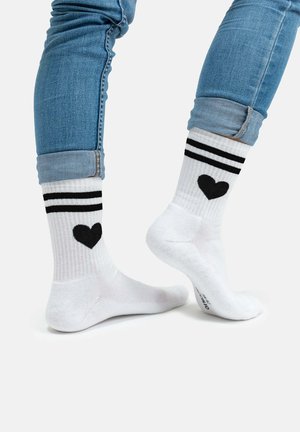 OCCULTO, 3 PACK TENNIS - Socken - weiß streifen
