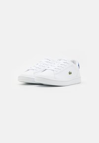 Lacoste CARNABY SET CHILDREN COURT LACE UNISEX - Zapatillas - blanc/marine