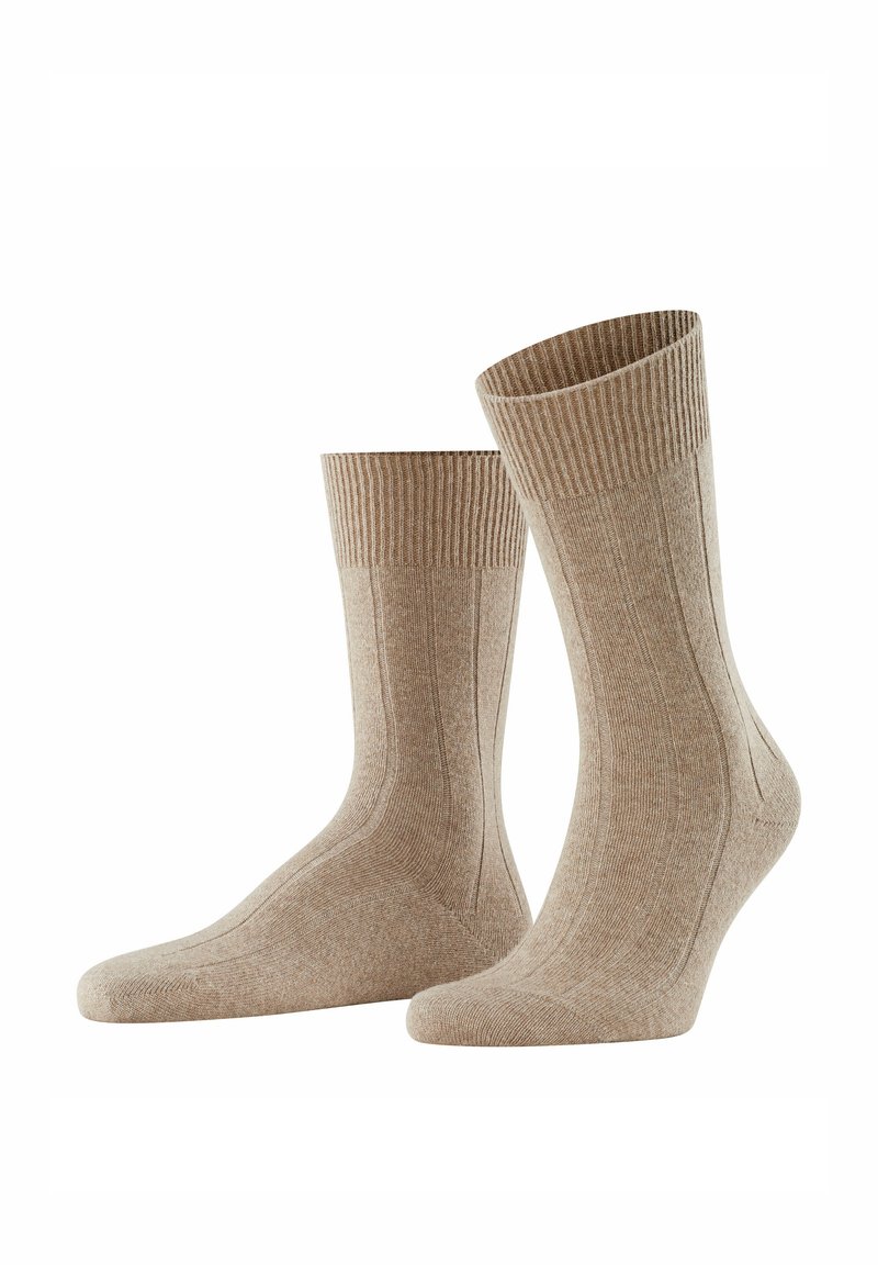 FALKE LHASA RIB - Calze - nutmeg mel