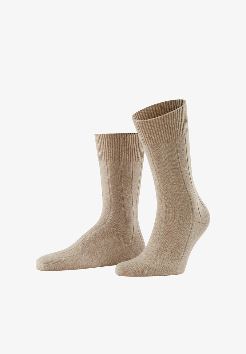 FALKE LHASA RIB - Calze - nutmeg mel