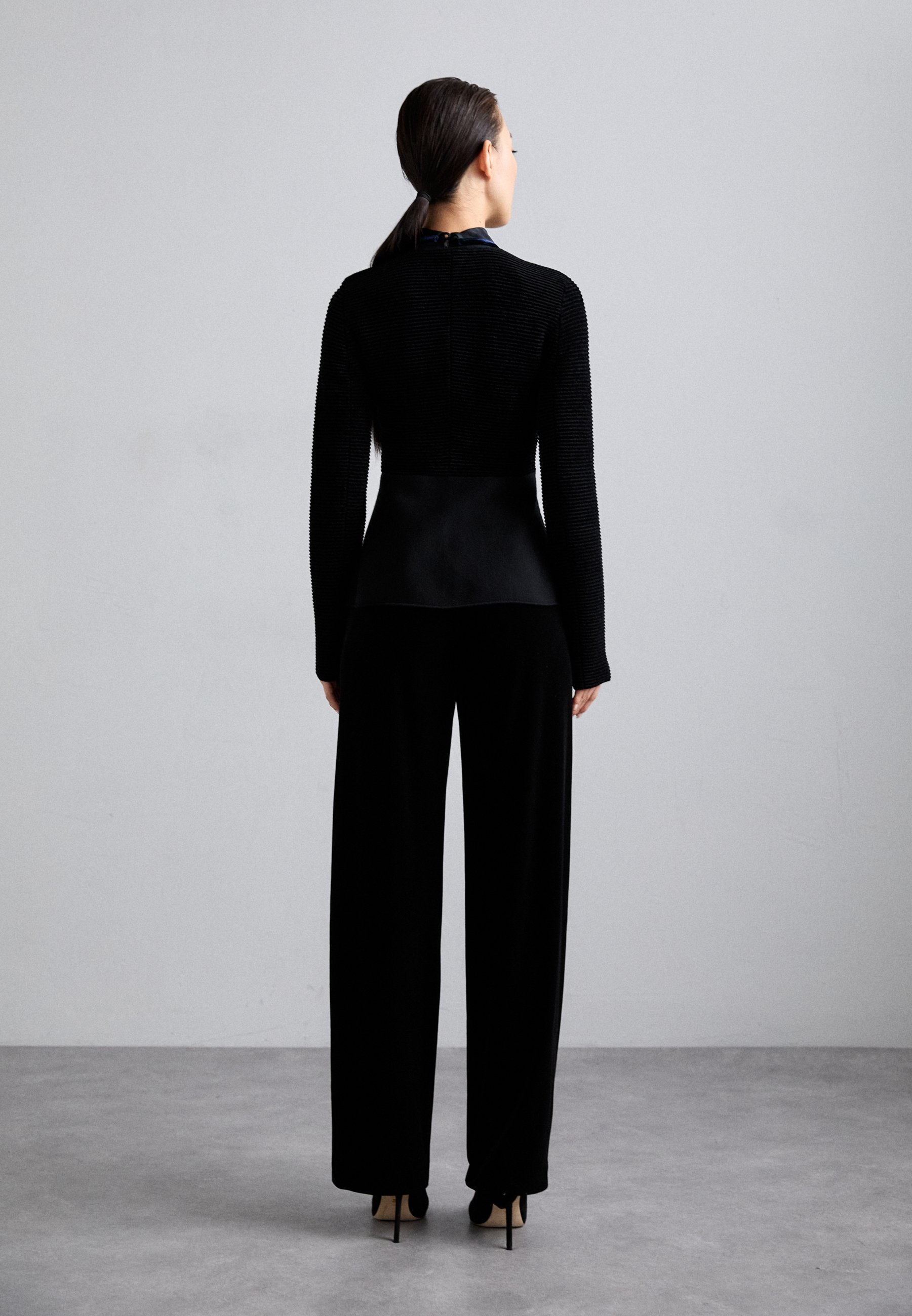 Emporio Armani PANTALONI - Trousers - nero/black - Zalando.co.uk